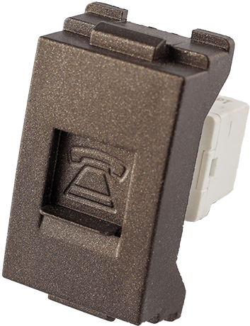 BAREEQ Lighting - بريق للاضاءة - طقم مفتاح - لقمة - بريزة تليفون ٤ طرف